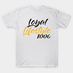 LOYAL LIFESTYLE 1000 - "Original Stacked Logo" T-Shirt